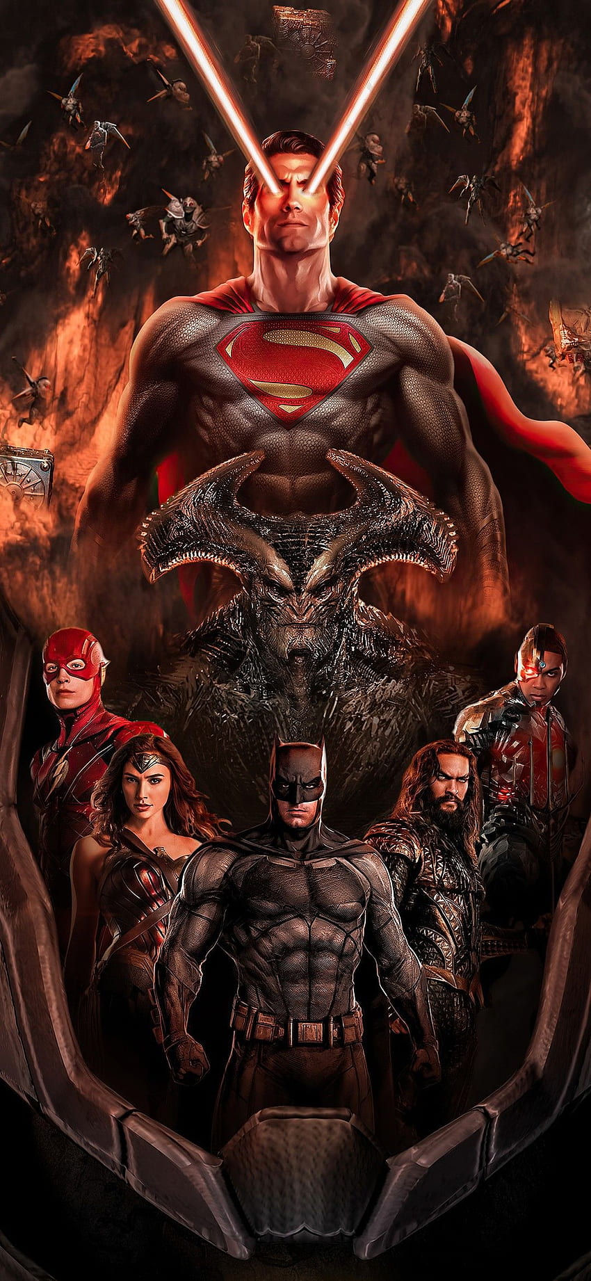 Zack Snyder Justice League Exclusive HD тапет за телефон