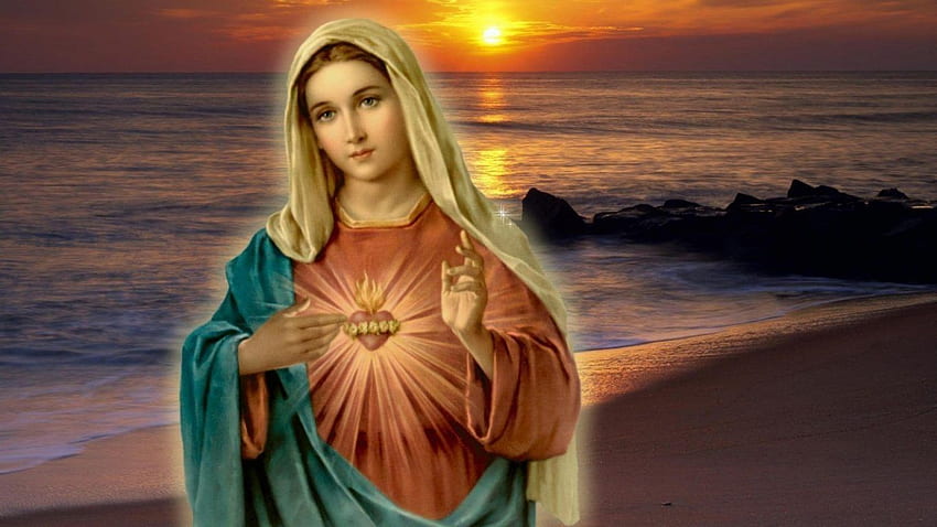 マザー・メアリー・フル、聖母マリア 高画質の壁紙