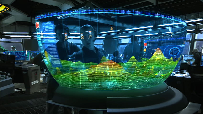 Écrans holographiques. L'arrière-plan des écrans de recherche, les écrans de la console Klingon et les écrans d'arrière-plan ont foi, hologramme Fond d'écran HD