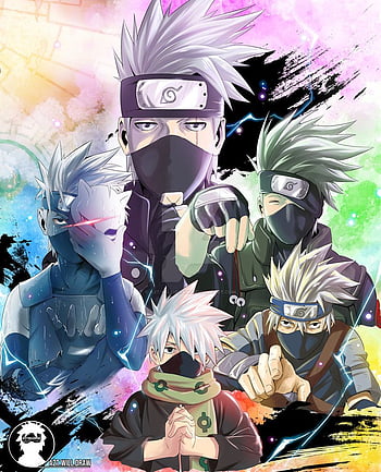 kakashi sensei naruto uzumaki with