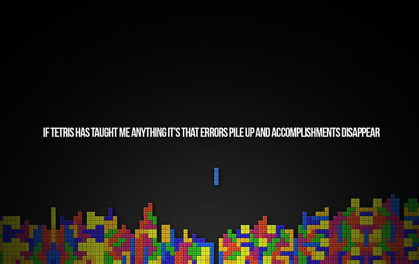 Tetris HD wallpaper
