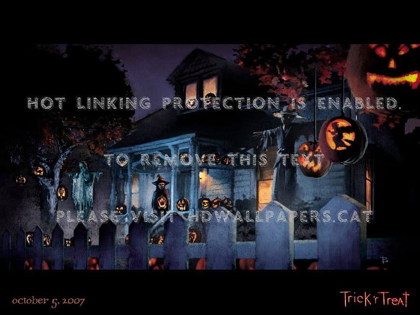 trik suguhan film horor halloween Wallpaper HD
