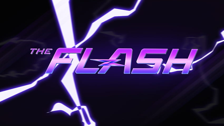 Das Flash-Symbol, Pfeil-Flash-Logo HD-Hintergrundbild