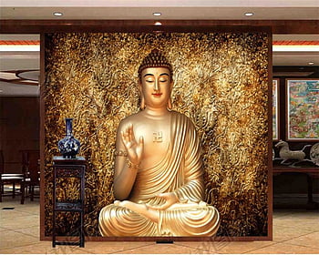 Beibehang Custom three dimensional relief Buddha statues background murals  living room bedroom decor 3D . custom . 3D 3D, Vietnam Buddha HD wallpaper  | Pxfuel