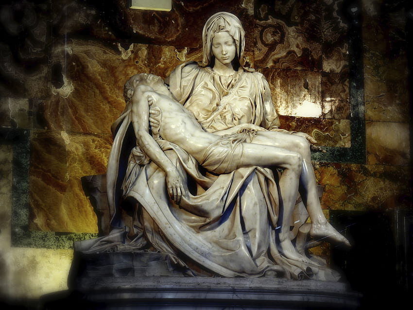 Pietà, Michelangelo HD wallpaper