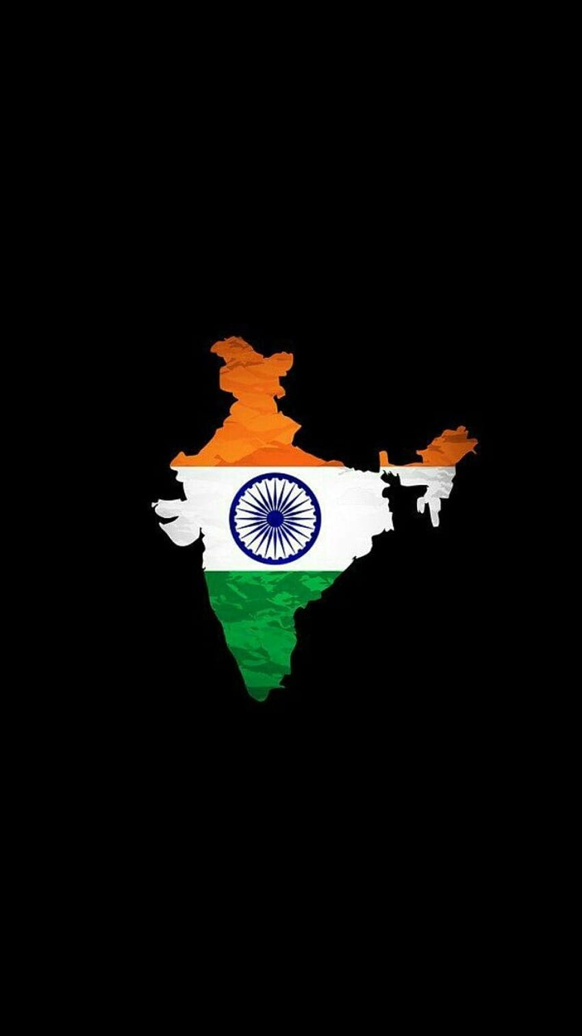 Voll im Jahr 2022. Indische Flagge, indische Flagge, cooler Cartoon, Indien schwarz HD-Handy-Hintergrundbild