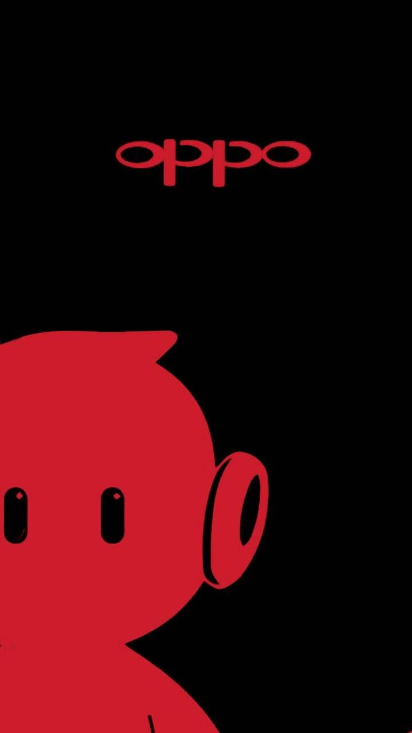 Oppo logo red zone HD phone wallpaper