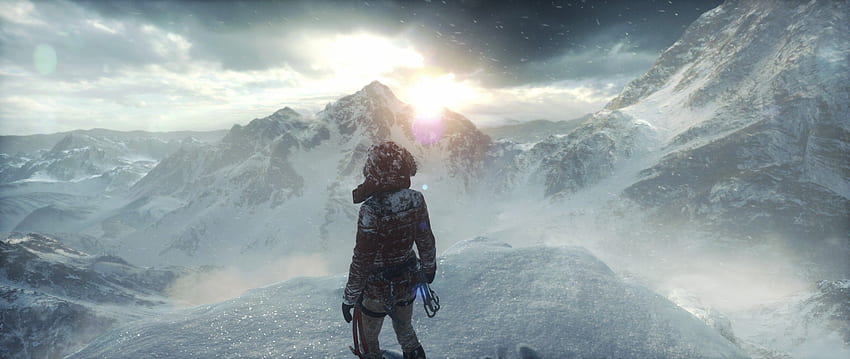 Rise of The Tomb Raider, cielo ultra ancho 2560X1080 fondo de pantalla