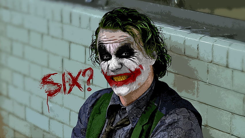 Das Joker-Gemälde, Joker, MessenjahMatt, The Dark Knight, Joker In Jail HD-Hintergrundbild