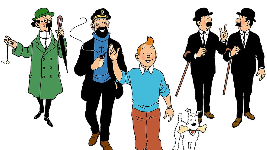 Ular hebat! Tintin berusia 91 tahun, Kartun Tintin Wallpaper HD
