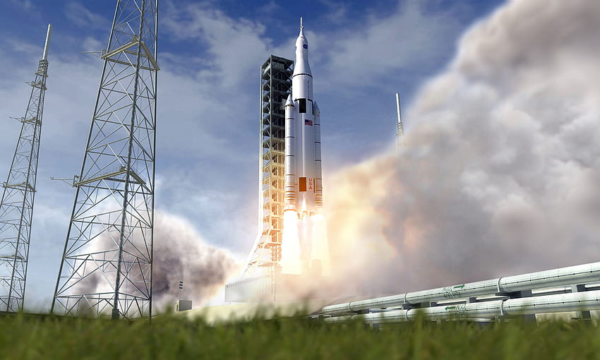 New report: NASA spends 72 cents of every SLS dollar, NASA Rocket HD wallpaper