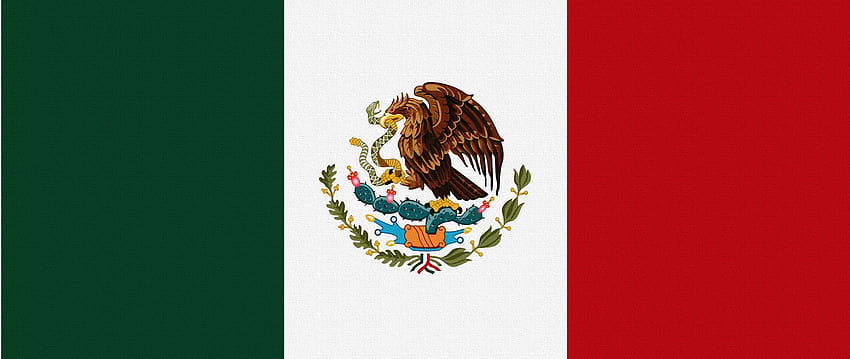 フラグ、ヘビ、メキシコ、イーグル デュアル ワイド背景、メキシコの抽象 高画質の壁紙