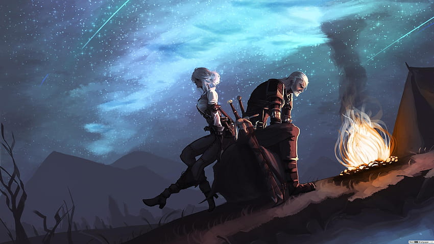 Wiedźmin 3: Dziki Gon - Geralt i Ciri Tapeta HD