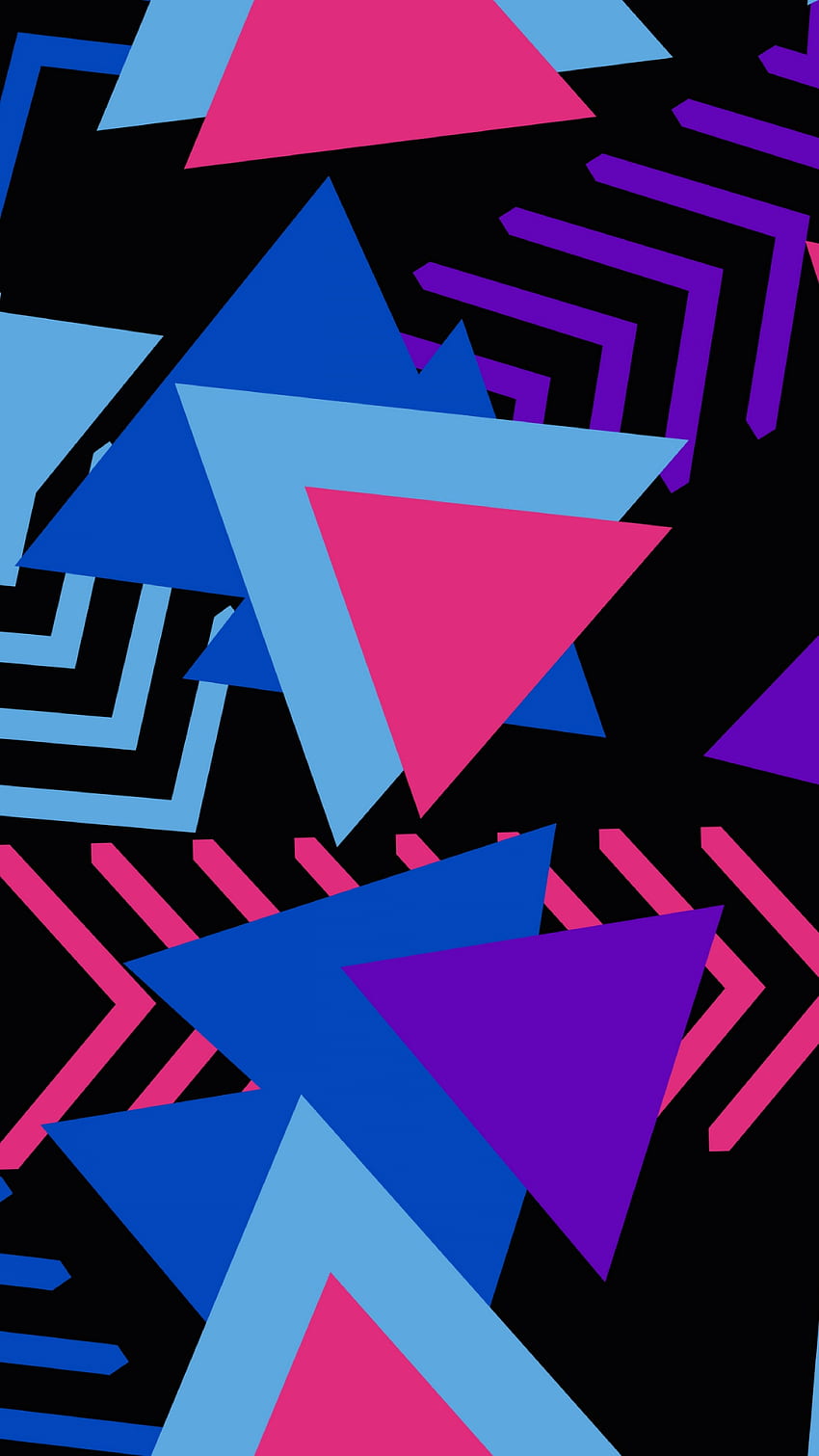 Triangles, Triangle, Colorful, Geometric - Bold Be Strong Be You HD phone wallpaper