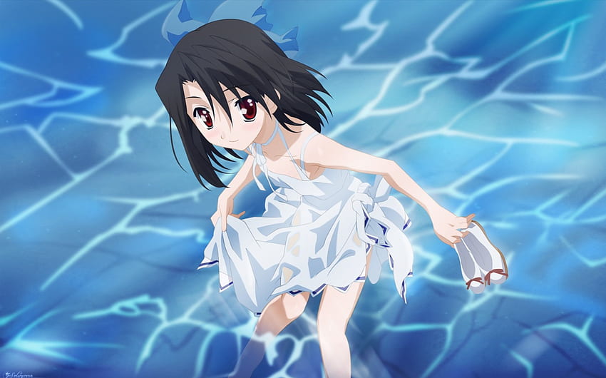 Setsuna Kiyoura, anime, setsuna, smile, summer days, blushing, water HD  wallpaper | Pxfuel