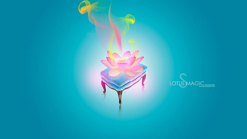 Magic Smoke, Magical Flowers HD wallpaper