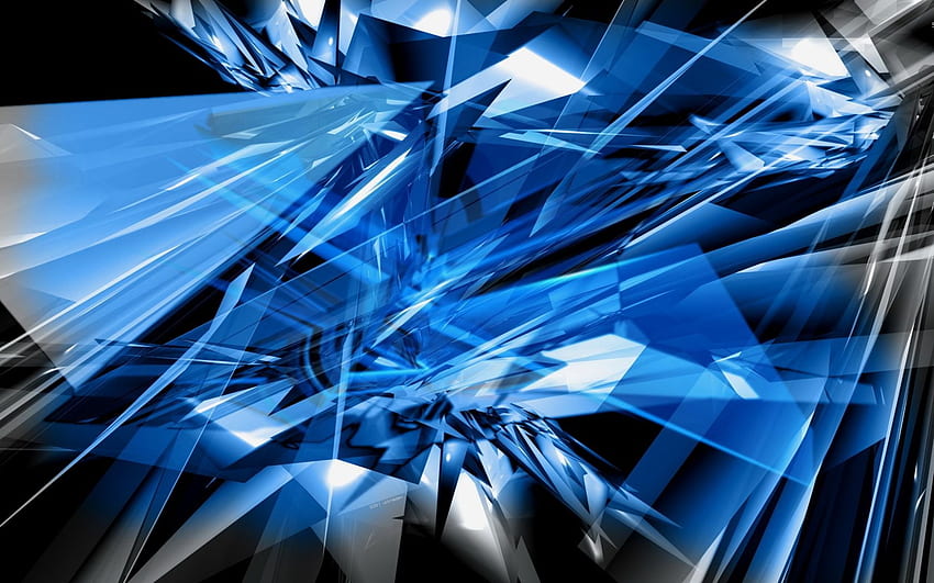 Glass shards Abstract 6883 HD wallpaper