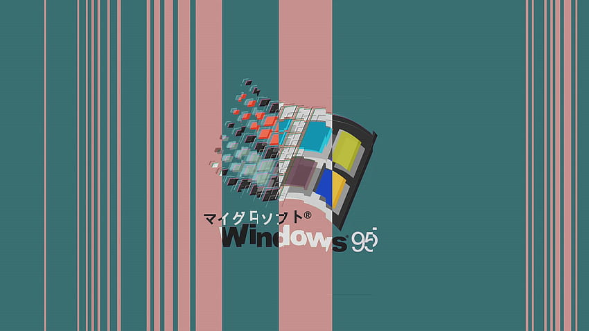 Windows 95, Windows 95 Ästhetik HD-Hintergrundbild