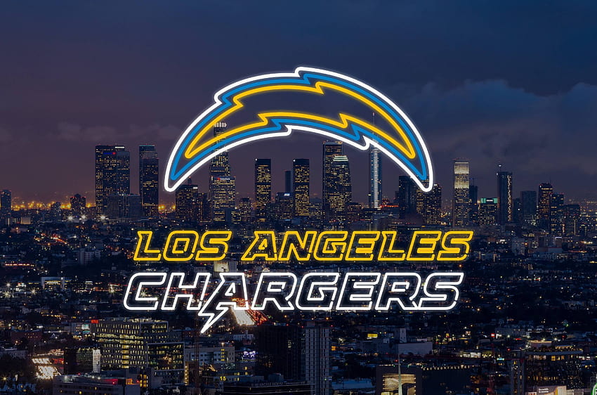 Fez outro baseado no logotipo do Draft Cap (SD nos comentários): Chargers, Los Angeles Chargers papel de parede HD