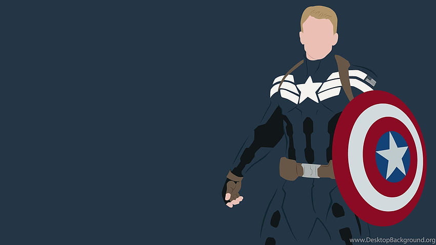 Captain America animiert, Captain America abstrakt HD-Hintergrundbild