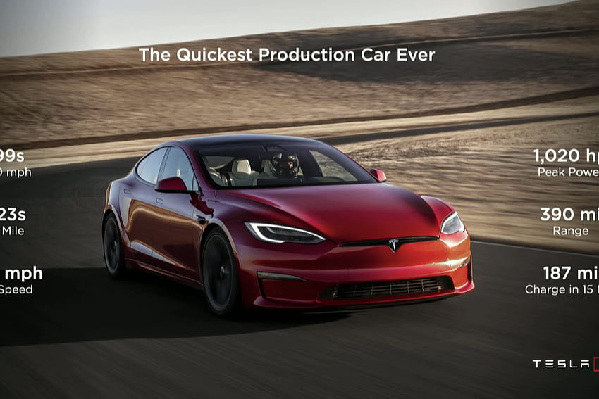 How to get a Tesla Model S Plaid to go from 0 to 60 in under 2 seconds - The Verge HD wallpaper