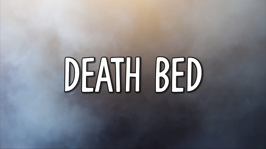 Powfu - Death Bed (Lyrics) HD wallpaper