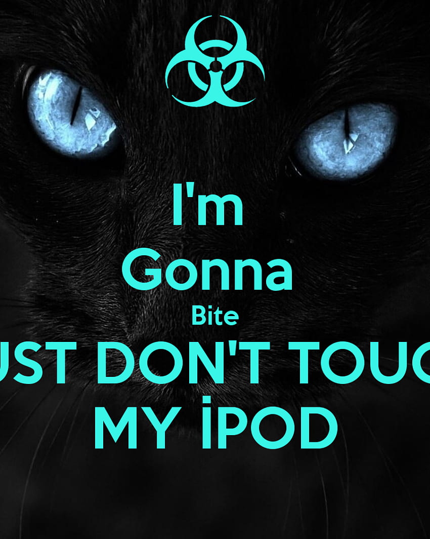 No toques mi iPad, no toques mi iPad Stitch fondo de pantalla del teléfono