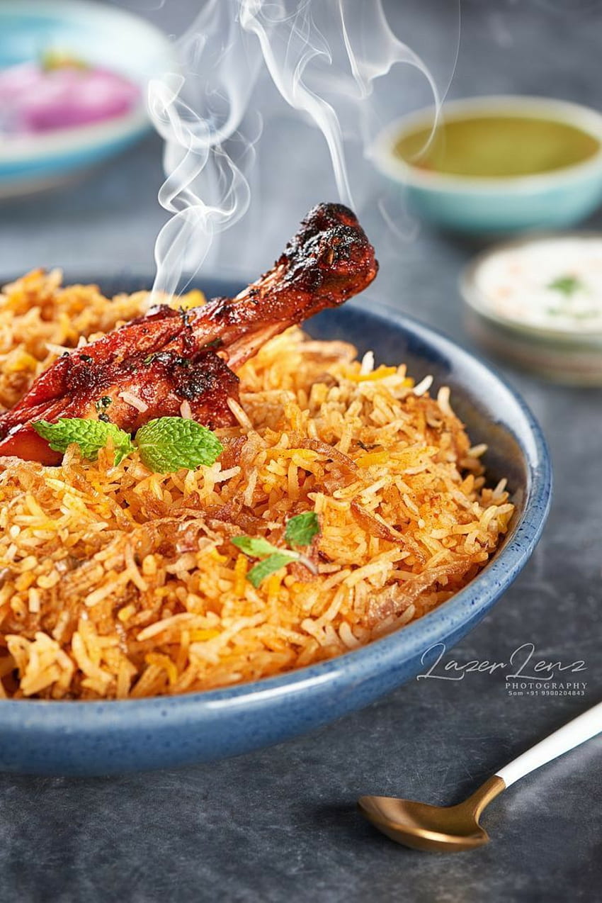 BIRIYANI. Indian food recipes vegetarian, Full meal recipes, Indian food recipes, Mutton Biryani HD phone wallpaper