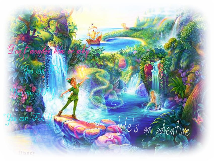 Disney Quotes Peter Pan QuotesGram HD wallpaper