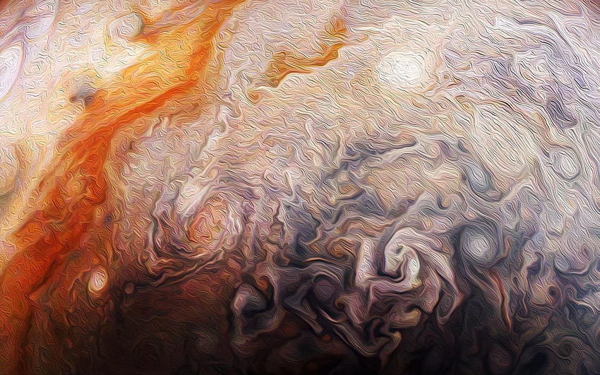 The Chaotic Atmosphere of Jupiter [1920×1200]: HD wallpaper