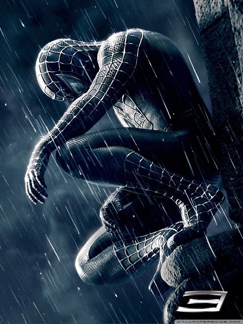 Black Spiderman p Full Size HiRe., Spider-Man Black Suit HD phone wallpaper