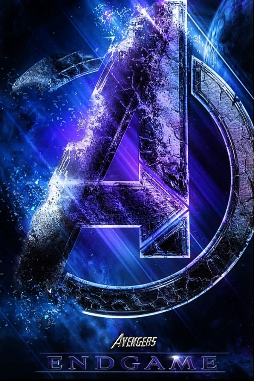 Logotipo de los Vengadores en 2020. Vengadores, logotipo de los Vengadores, iPhone en vivo, Vengadores azules fondo de pantalla del teléfono
