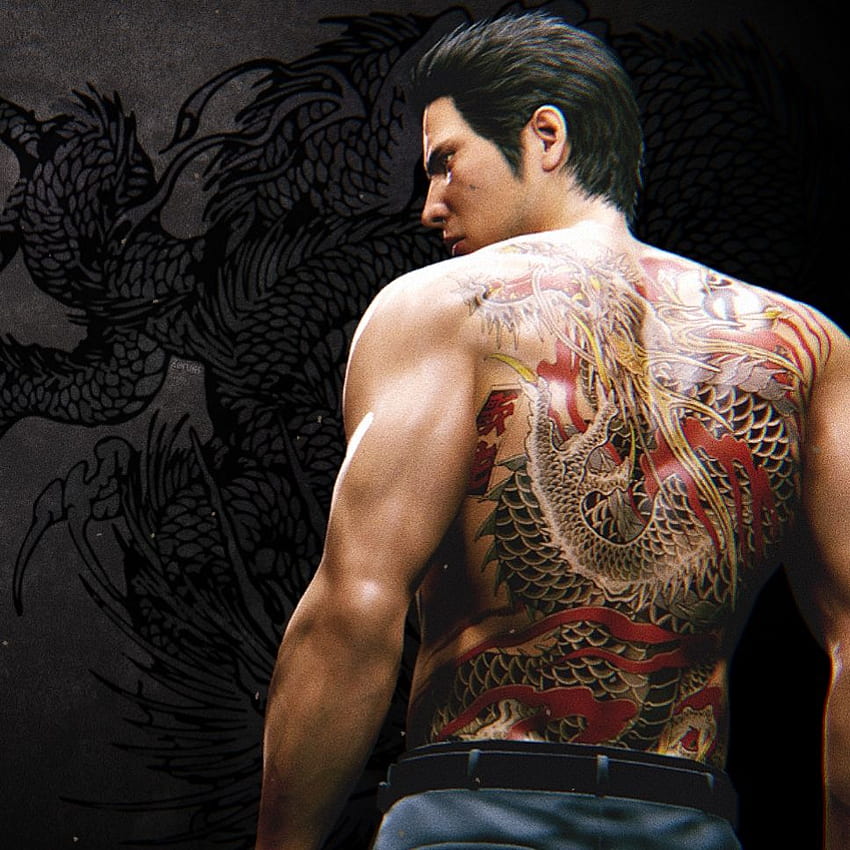RGG YakuzaLike a Dragon Tattoo Analysis and Symbolism  桐生 一馬 Kiryū Kazuma  応龍  Oryu Responsive Dragon