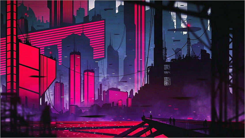 Anime city HD wallpapers | Pxfuel