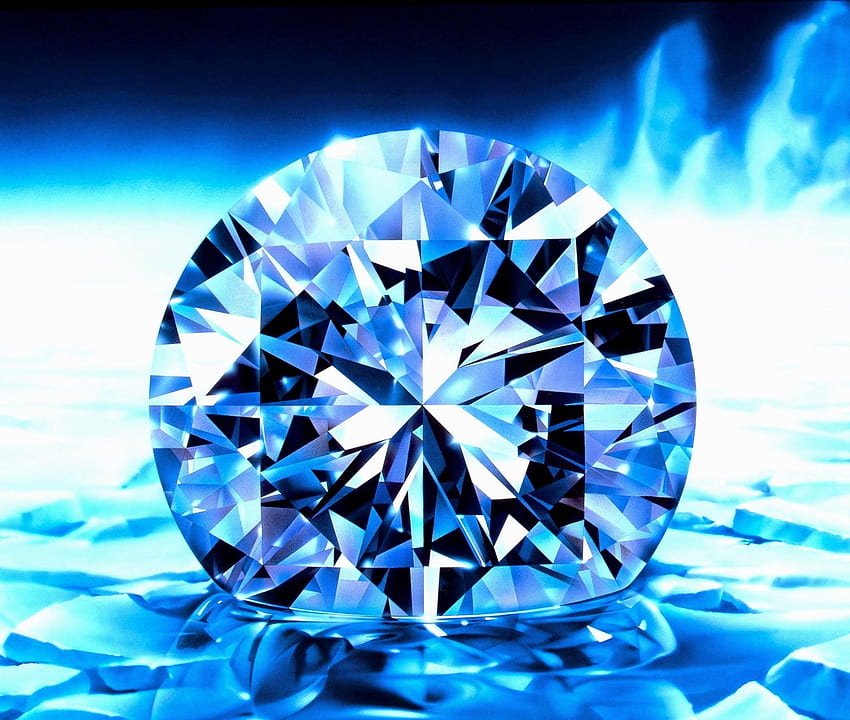 Blue Diamond, Black and Blue Diamond HD wallpaper