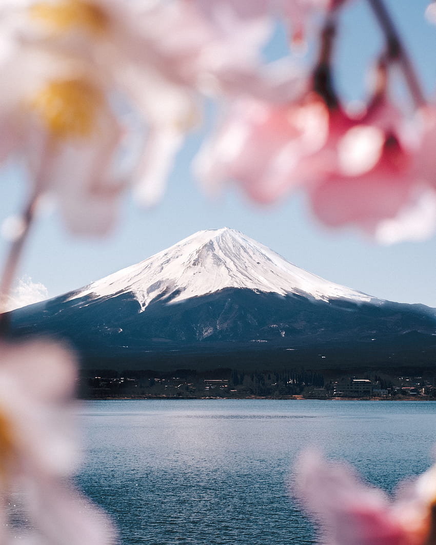 Natureza, Montanha, Vértice, Topo, Japão, Vulcão, Fuji, Fujiyama Papel de parede de celular HD