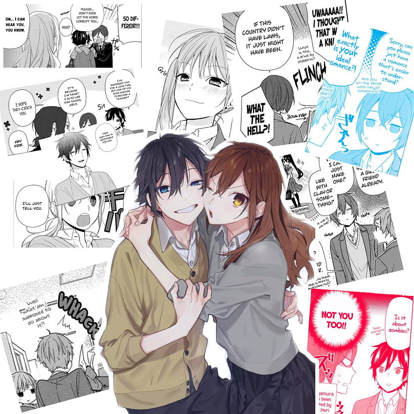 Made a phone out of my favourite scenes : Horimiya HD phone wallpaper