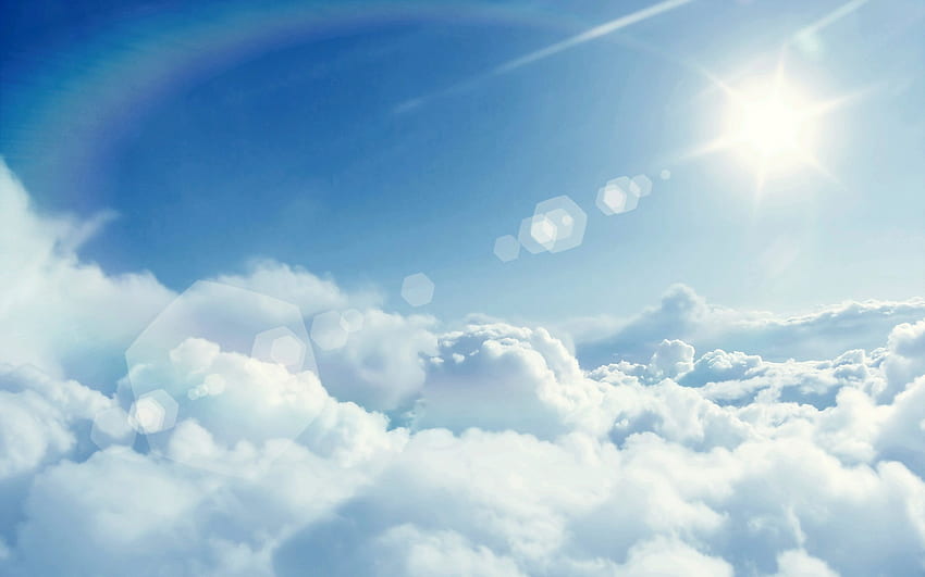 Clouds Background - PowerPoint Background for PowerPoint Templates, Funeral Clouds HD wallpaper