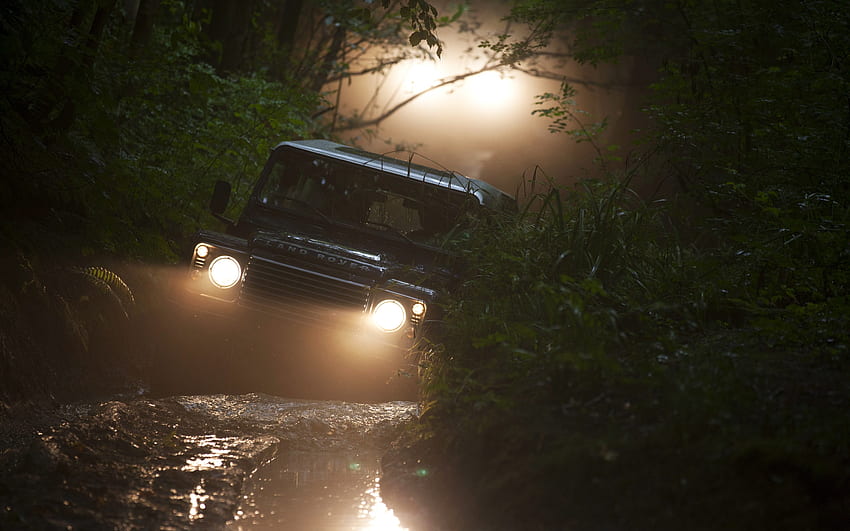 Land Rover Defender Offroad, alter Land Rover HD-Hintergrundbild