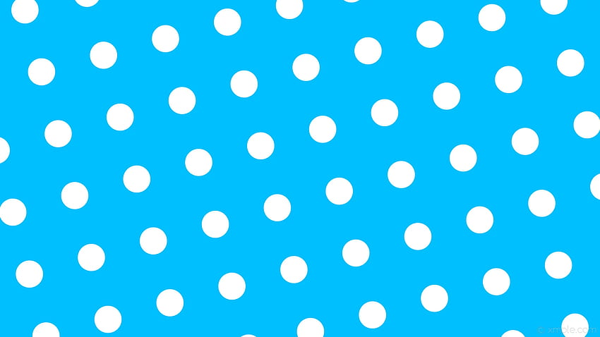 Polka Dot, Blue Polka Dot HD wallpaper