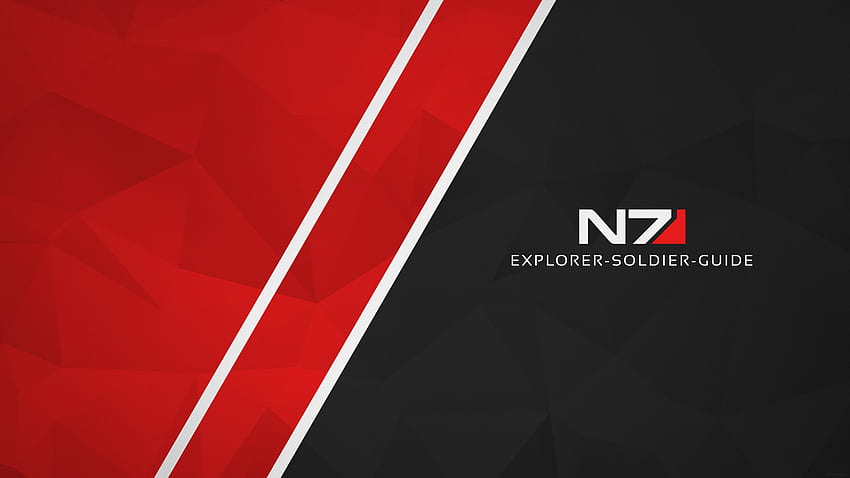 Logo Mass Effect, N7 Wallpaper HD
