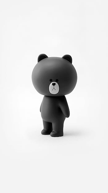 Cute Teddy - -, Cute Black Bear HD phone wallpaper | Pxfuel