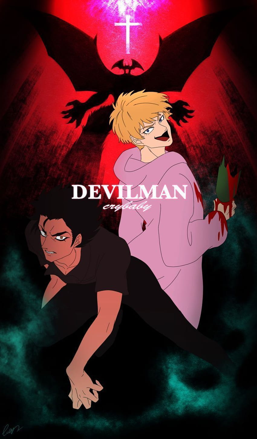 AOHOG Devilman Crybaby Wallpaper 1080p Canvas Art Poster and Wall Art  Picture Print Modern Family Room Decor Poster 12 x 18 Inches 30 x 45 cm   Amazonde Home  Kitchen