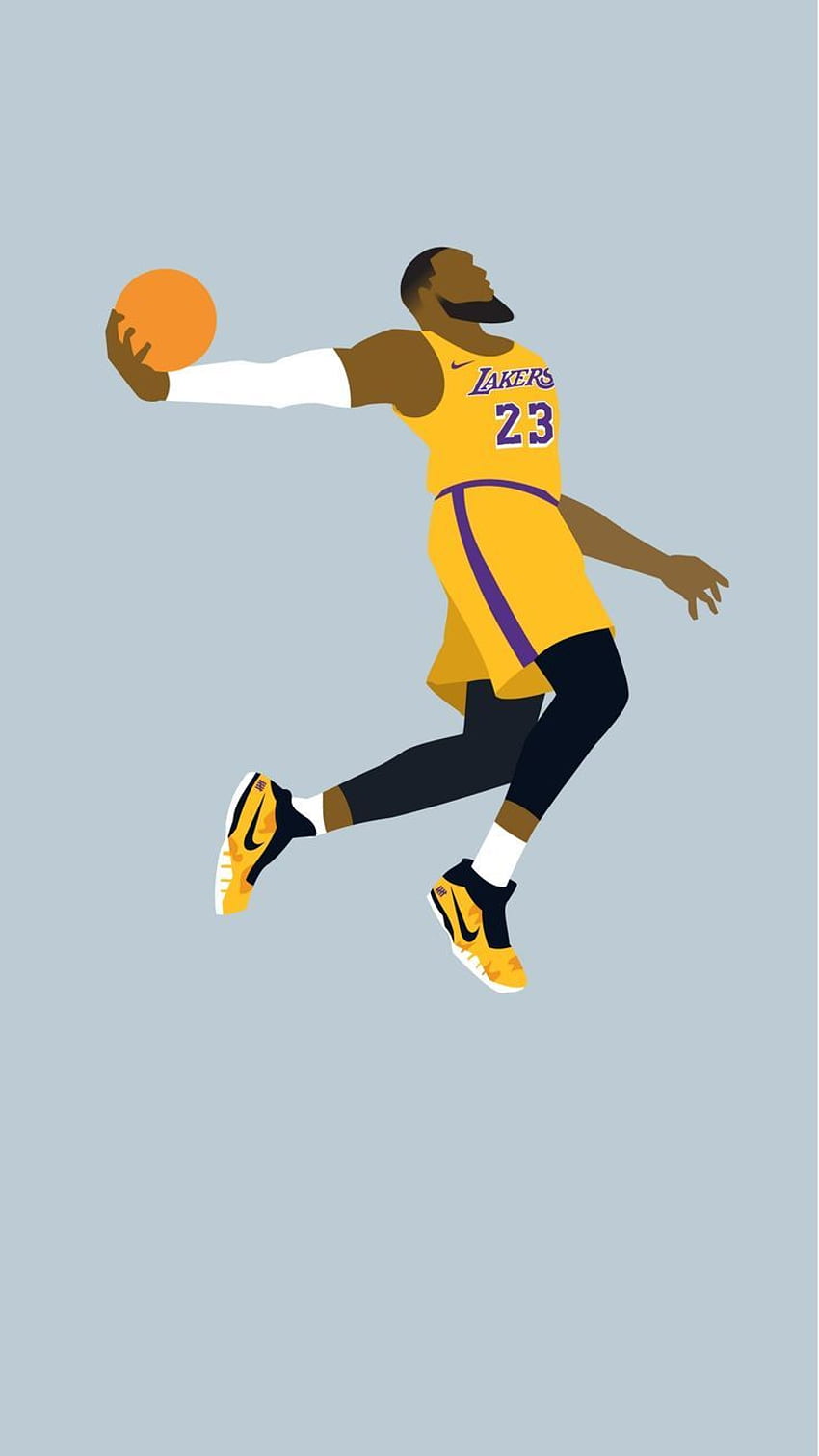 iPhone LeBron James LA Lakers - Canlı HD telefon duvar kağıdı