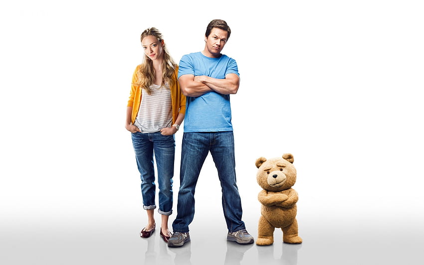 Amanda Seyfried Mark Wahlberg Ted Movie Character Teddy Bear - Resolution: HD wallpaper