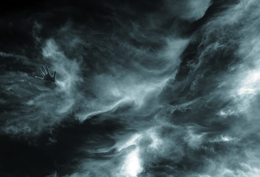 Sky, Clouds, Dark, Hand, Gloomy HD wallpaper