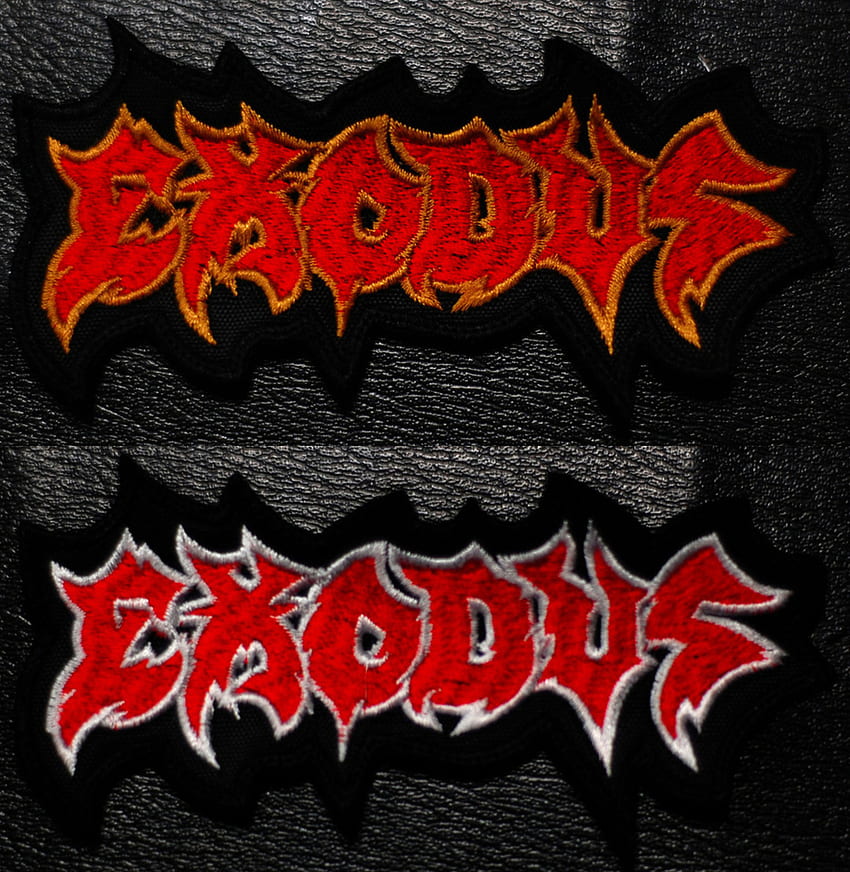 Exodus Shaped Logo Embroidered Patch HD phone wallpaper