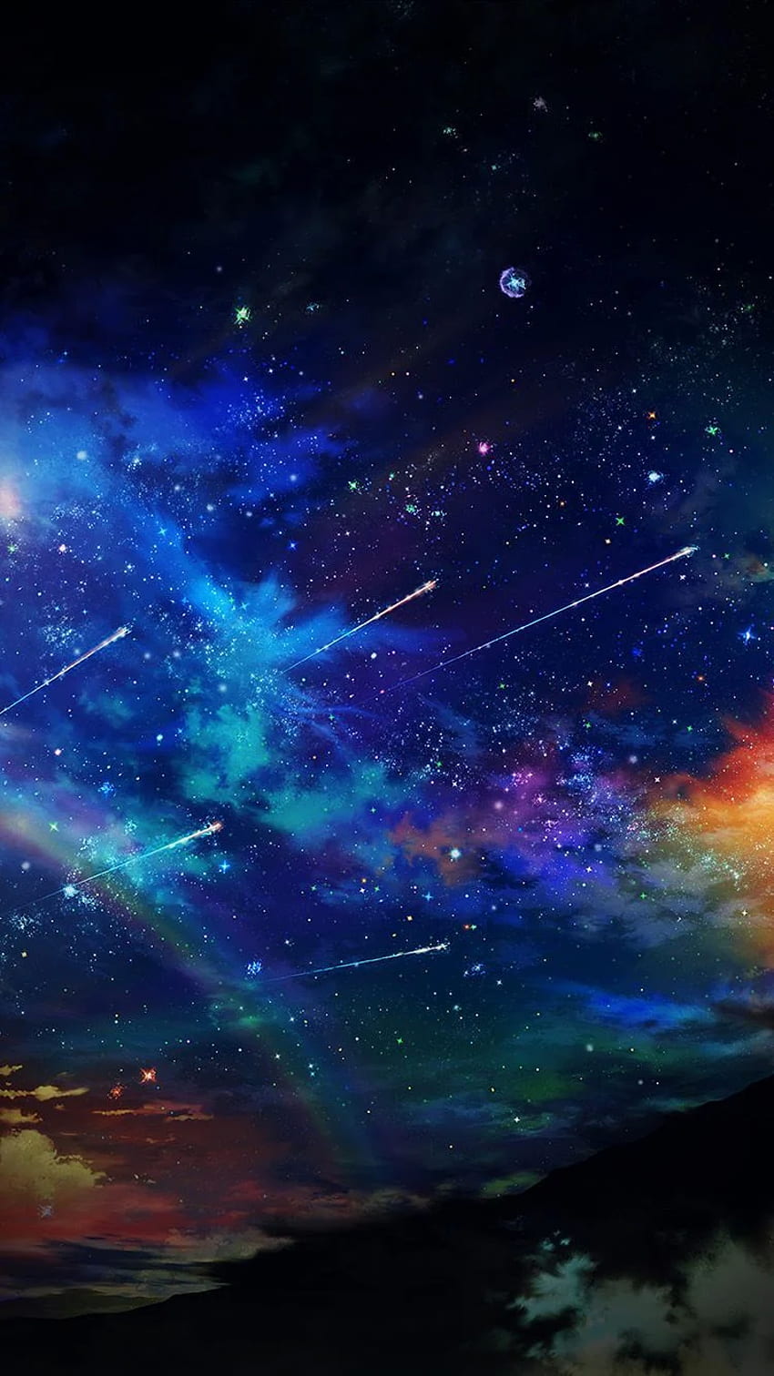 Amazing Vignette Tonight Sky Dark Star Space. Galaxy Universe HD phone wallpaper