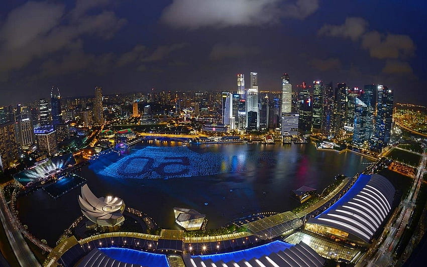 landscape, Cityscape, Architecture, Modern, Singapore, Skyscraper HD wallpaper
