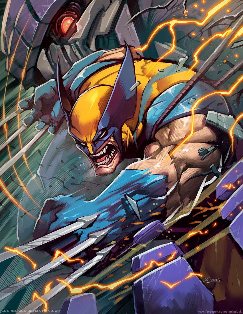 Wolverine & Kaine vs. Lizard, Shocker, Vulture - Battles, Bloody Wolverine Comic HD-Handy-Hintergrundbild